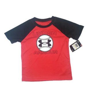 Under Armour HeatGear®, Red/Black, Youth,Size 4